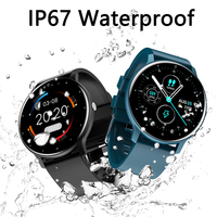 2022 inteligentny zegarek mężczyźni kobiety w pełni dotykowy ekran Sport zegarek do Fitness człowiek IP67 wodoodporny Bluetooth dla Android IOS inteligentny zegarek mężczyzn 4